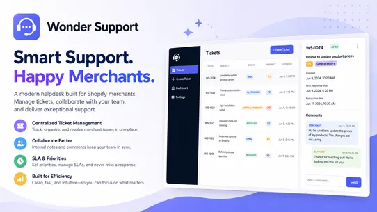 Wonder Support: Store Maintain screenshot