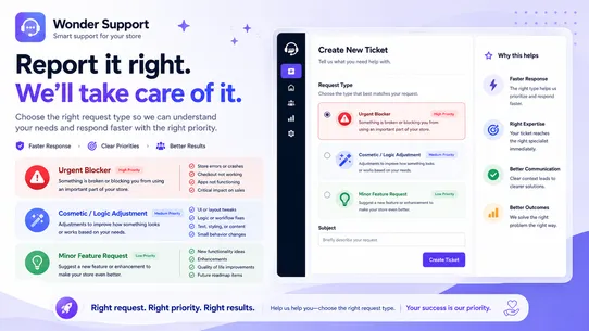 Wonder Support: Store Maintain screenshot