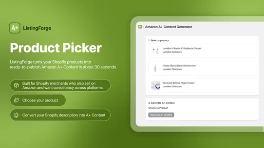 ListingForge screenshot