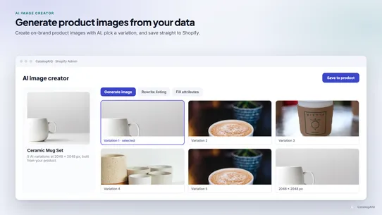CatalogAIQ | AI Scan and Fix screenshot