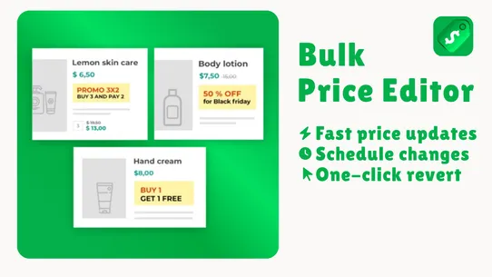 BPE ‑ Bulk  Price Editor screenshot