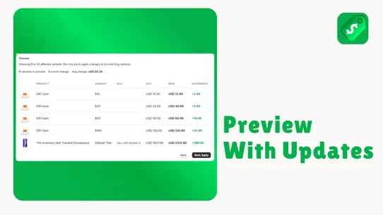 BPE ‑ Bulk  Price Editor screenshot