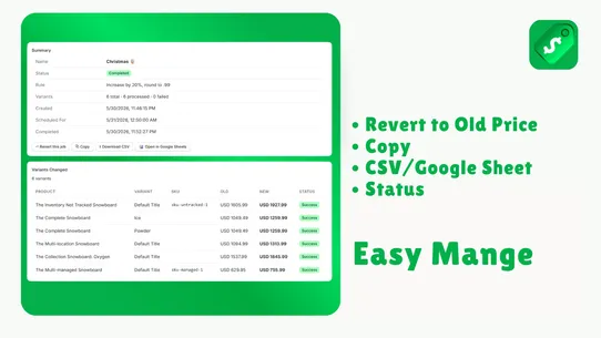 BPE ‑ Bulk  Price Editor screenshot