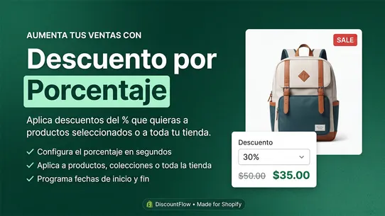 DiscountFlow screenshot