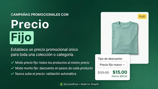 DiscountFlow screenshot