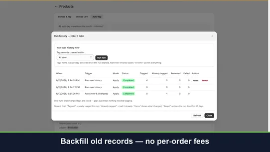 Upatra: Bulk &amp; Auto Tagging screenshot
