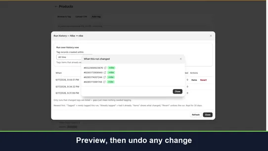 Upatra: Bulk &amp; Auto Tagging screenshot