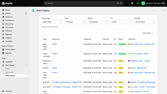 Store Radar ‑ Ourava screenshot
