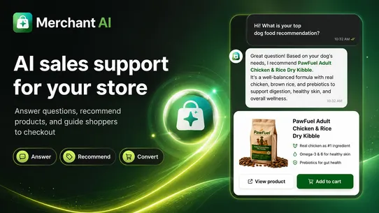 Merchant AI: Chatbots &amp; Agents screenshot