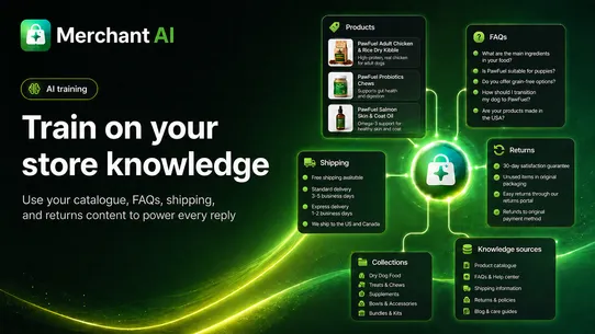 Merchant AI: Chatbots &amp; Agents screenshot