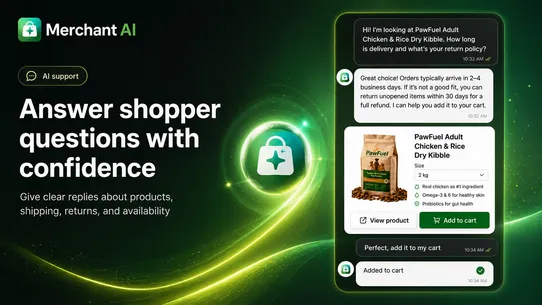 Merchant AI: Chatbots &amp; Agents screenshot