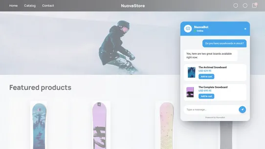 NuovaBot screenshot