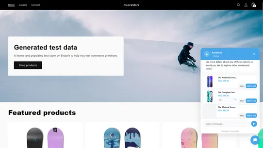 NuovaBot screenshot