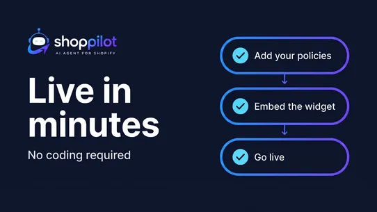 ShopPilot ‑ AI Chat &amp; Support screenshot