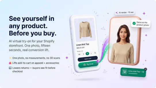 TryOnIA: AI Virtual Try‑On screenshot