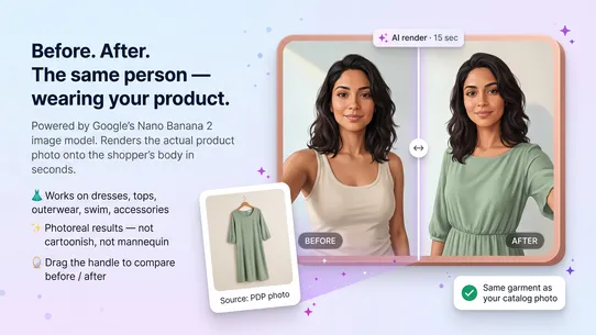 TryOnIA: AI Virtual Try‑On screenshot