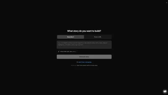 Scrollytelling Page Builder screenshot