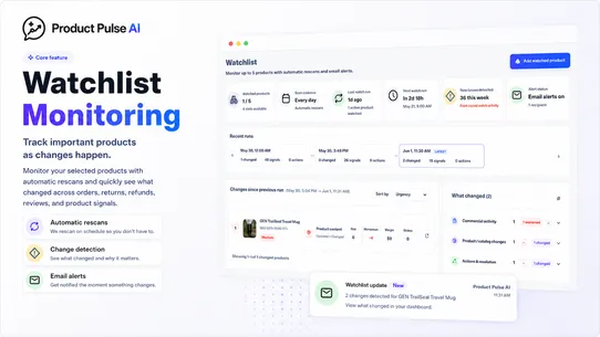 Product Pulse: Quality Monitor screenshot
