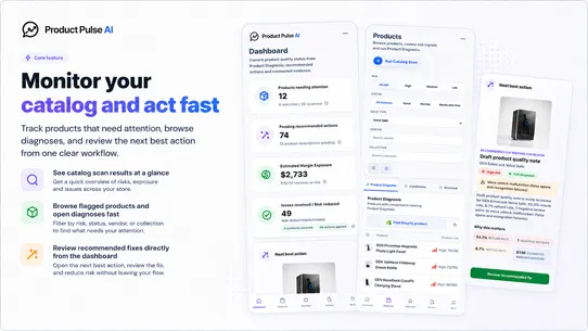 Product Pulse: Quality Monitor screenshot