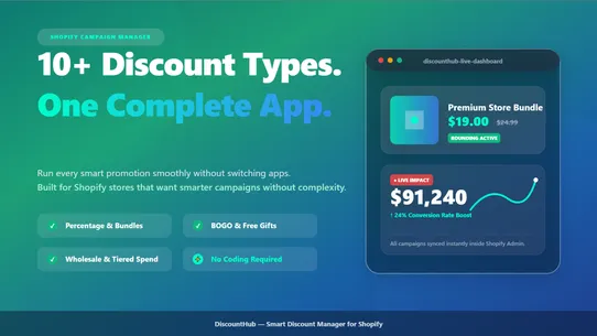 DiscountHub ‑ Smart Discount screenshot