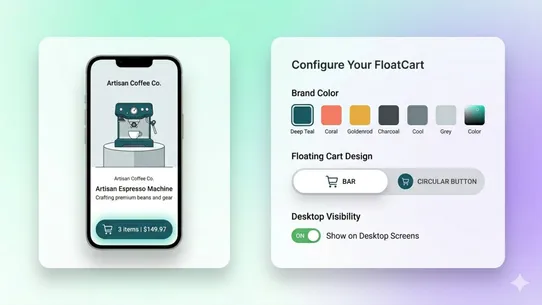 FloatCart screenshot
