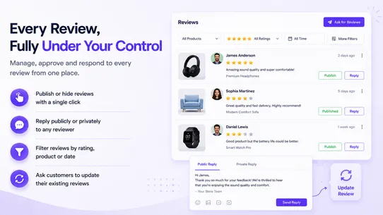 Reviewly Product Review screenshot