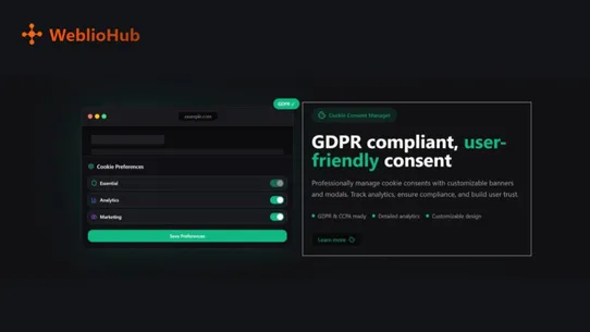 WeblioHub: AI Chatbot screenshot