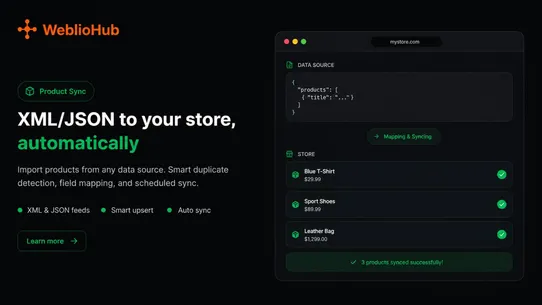 WeblioHub: AI Chatbot screenshot