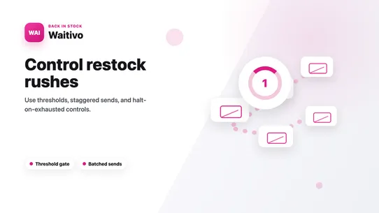 Waitivo — Back in Stock screenshot