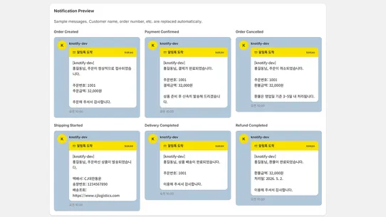 Knotify screenshot