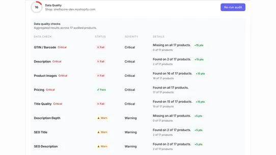 ShelfScore screenshot