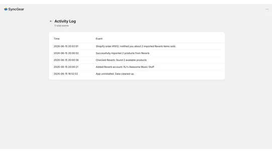 SyncGear screenshot