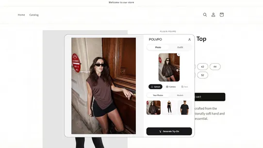 Polypo AI Try‑On screenshot