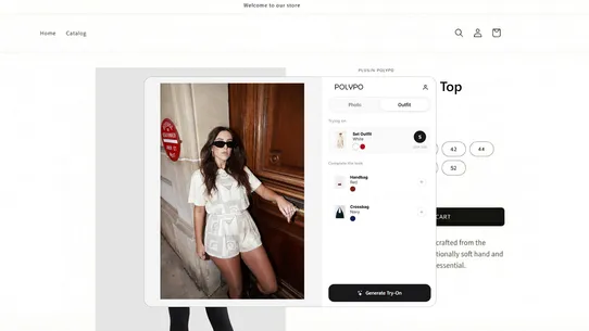 Polypo AI Try‑On screenshot