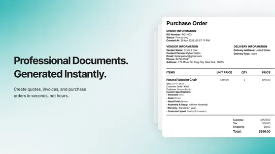 Bevy OrderPilot screenshot