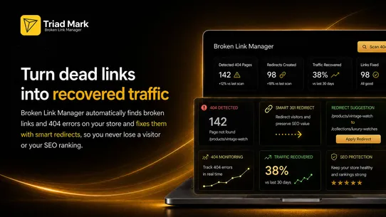TM AI Broken Link Manager screenshot
