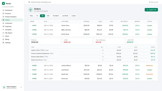 Margin by BeDigital screenshot