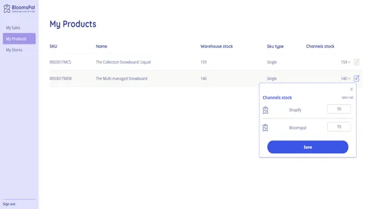Bloomspal screenshot