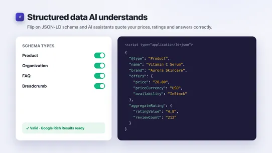 GEO Rocket: AI SEO &amp; llms.txt screenshot