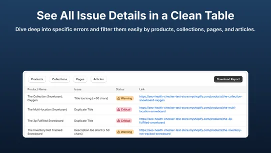 Razor Growth SEO Tech Audit screenshot