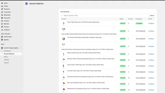 VariantNest screenshot