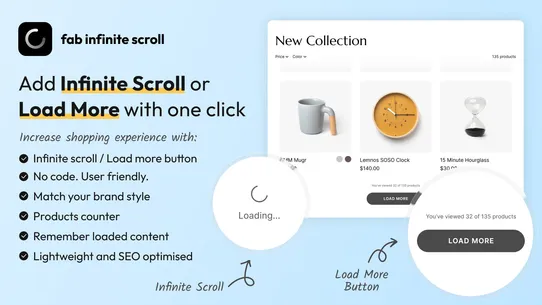 Fab Infinite Scroll Load More screenshot