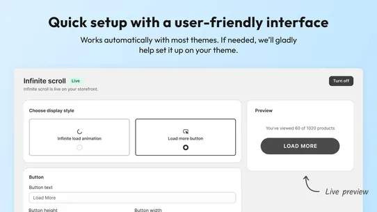 Fab Infinite Scroll Load More screenshot