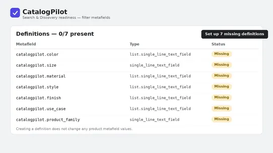 CatalogPilot screenshot