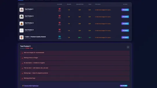 AI Agents &amp; AEO Rank SEO screenshot