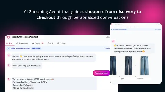 SaaStify GRU ‑ AI Shopping screenshot
