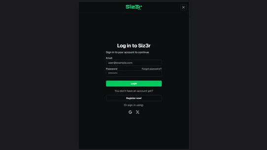 Siz3r screenshot
