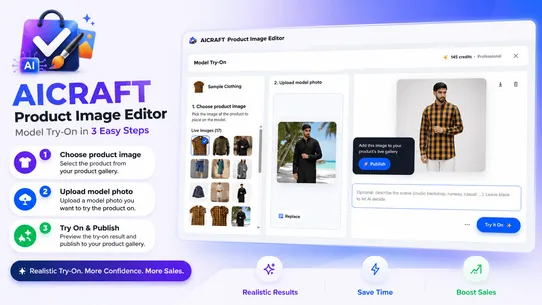 AICRAFT ‑ Product Image Editor screenshot