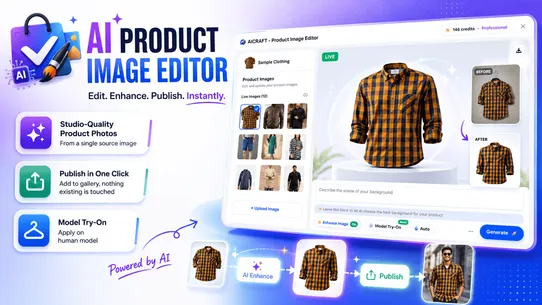 AICRAFT ‑ Product Image Editor screenshot