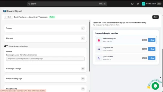 Booster Upsell &amp; Post Purchase screenshot